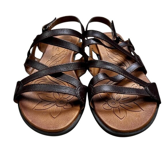 BOC Born Concept 9 Women Strappy Sandals Brown Cushioned Support - Picture 2 of 6